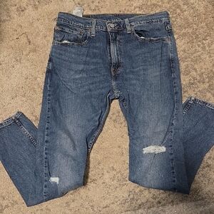 Levi's Men's Blue Slim Straight Jeans